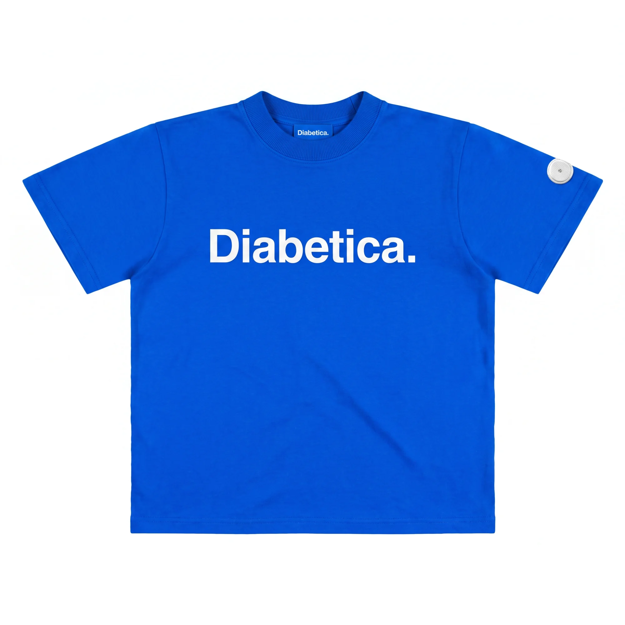 diabetica. t-shirt blue